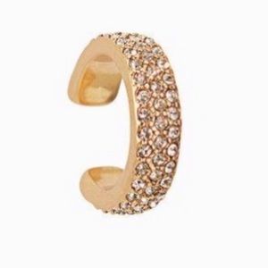 NWT Stella & Dot Pave Ear Cuff (Gold)